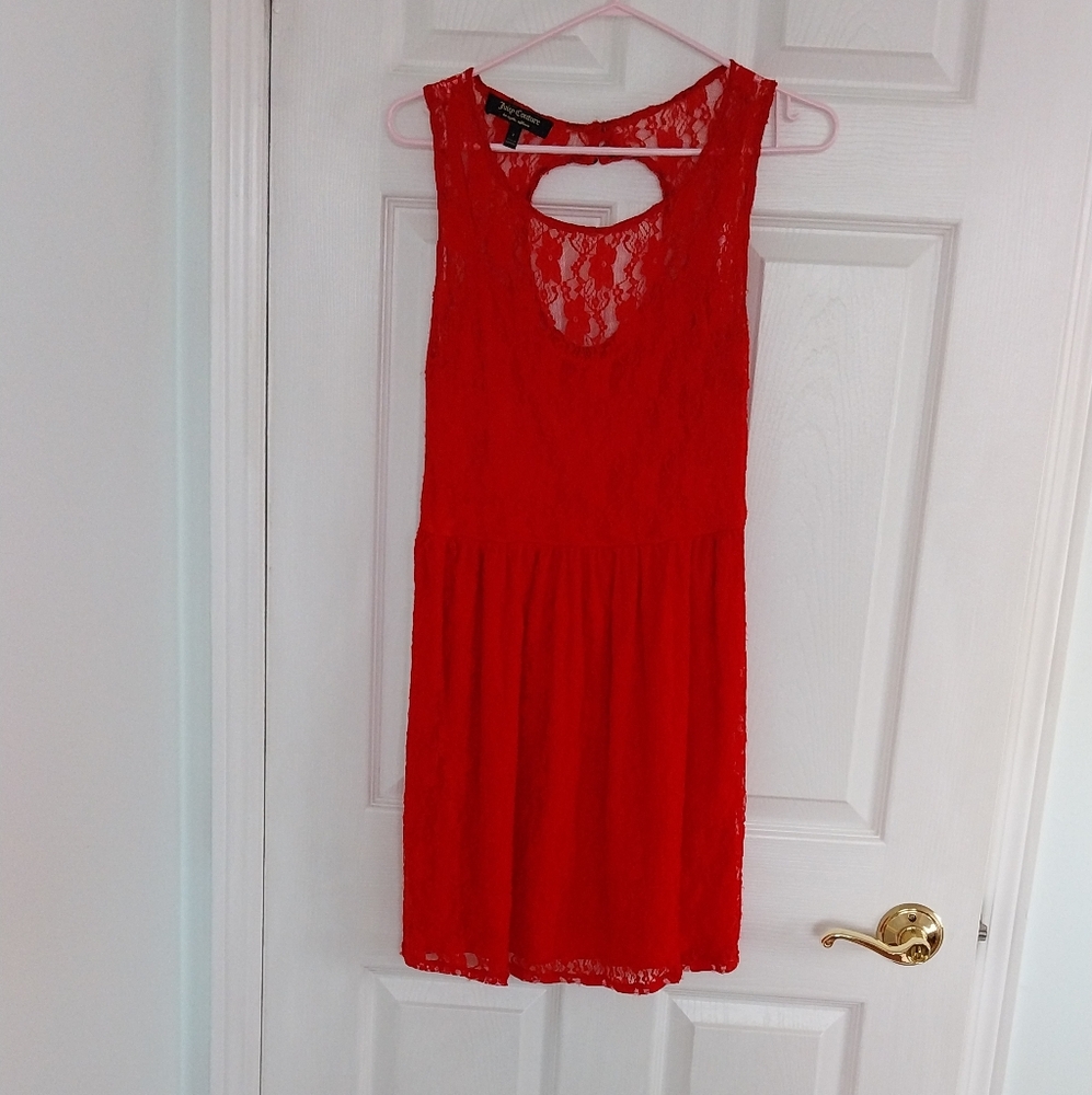 🌹💃Juicy Couture Red Lace Dress